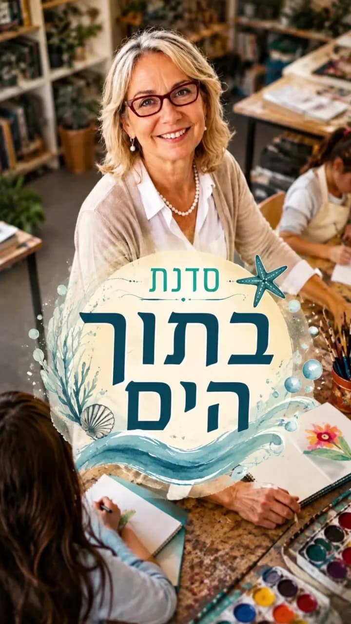 תמונת ״בתוך הים״ מצדפים — תמונה 1